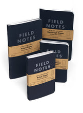 Load image into Gallery viewer, Field Notes Pitch Black Notebooks 4.75 x 7.5"
