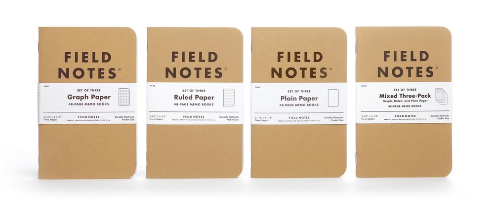 Field Notes Original Kraft Notebooks