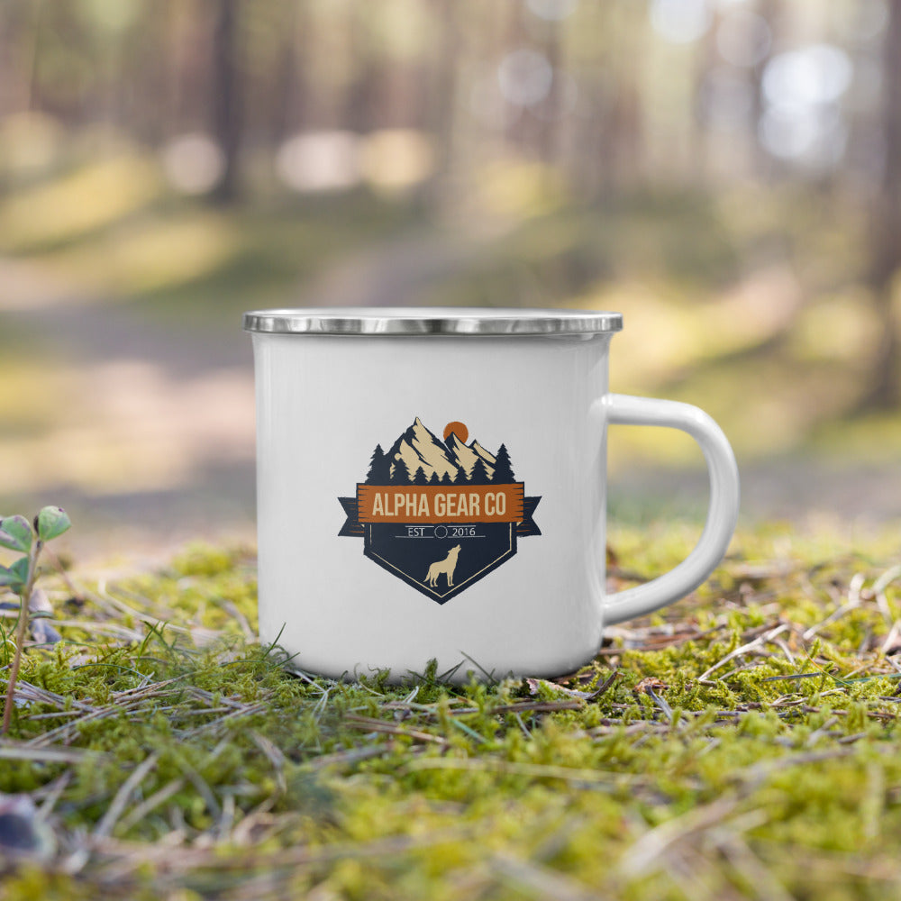 Alpha Enamel Camp Mug